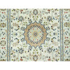 Fine Oriental Wool Hand Knotted Rug Ivory Ivory 2.8X12.1 -O090504