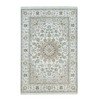 Fine Oriental Wool Hand Knotted Rug Ivory Ivory 6.1X9.1 -O065967