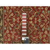 Fine Oriental Wool Hand Knotted Rug Red Brown 2.7X12.4 -O090282