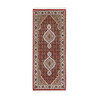 Fine Oriental Wool Hand Knotted Rug Red Ivory 2.7X6.8 -O062537