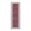 Fine Oriental Wool Hand Knotted Rug Red Ivory 2.9X8.2 -O090022