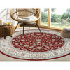 Fine Oriental Wool Hand Knotted Rug Red Ivory 9.1X9.1 -O064728