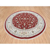 Fine Oriental Wool Hand Knotted Rug Red Ivory 9.1X9.1 -O064728