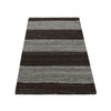 Flat Weave Wool Hand Woven Rug Brown No Border 2.0X3.0 -O087814
