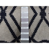 Flat Weave Wool Hand Woven Rug Grey No Border 2.9X6.0 -O087834