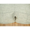 Flat Weave Wool Hand Woven Rug Grey No Border 8.1X8.1 -O090456