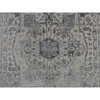 Heriz Wool & Silk Hand Knotted Rug Grey Gray 6.0X9.2 -O078049