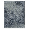 Heriz Wool & Silk Hand Knotted Rug Grey Gray 9.0X12.0 -O087088