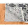 Heriz Wool & Silk Hand Knotted Rug Grey No Border 9.0X12.0 -O080734
