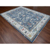 Heriz Wool Hand Knotted Rug Blue Gray 8.10X11.10 -O084905
