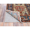 Heriz Wool Hand Knotted Rug Green Blue 2.7X12.3 -O086591
