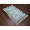 Heriz Wool Hand Knotted Rug Grey Aegean Blue 3.0X4.10 -O010034