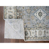 Heriz Wool Hand Knotted Rug Grey Ivory 6.2X6.1 -O084594