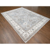 Heriz Wool Hand Knotted Rug Grey Ivory 9.1X12.0 -O010076