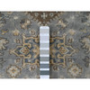 Heriz Wool Hand Knotted Rug Grey White 2.8X20.0 -O010028
