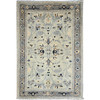 Heriz Wool Hand Knotted Rug Ivory Gray 2.1X3.0 -O086381