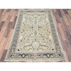 Heriz Wool Hand Knotted Rug Ivory Gray 3.0X4.10 -O086389