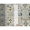 Heriz Wool Hand Knotted Rug Ivory Gray 3.0X4.10 -O086389