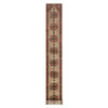 Heriz Wool Hand Knotted Rug Ivory Red 2.5X25.6 -O090750