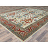 Heriz Wool Hand Knotted Rug Ivory Red 9.0X11.4 -O085033