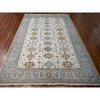 Heriz Wool Hand Knotted Rug Ivory Silver 10.4X16.0 -O084947
