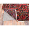 Heriz Wool Hand Knotted Rug Red Black 10.1X12.9 -O085382