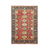 Heriz Wool Hand Knotted Rug Red Black 6.0X8.9 -O084392