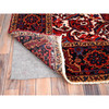 Heriz Wool Hand Knotted Rug Red Black 7.10X10.8 -O085909