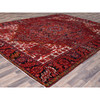 Heriz Wool Hand Knotted Rug Red Black 9.11X12.8 -O0180