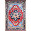 Heriz Wool Hand Knotted Rug Red Blue 12.0X17.2 -O086959