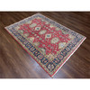 Heriz Wool Hand Knotted Rug Red Blue 5.0X6.10 -O010020