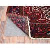 Heriz Wool Hand Knotted Rug Red Blue 7.1X9.6 -O086174