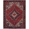 Heriz Wool Hand Knotted Rug Red Blue 8.11X11.3 -O086177