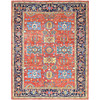Heriz Wool Hand Knotted Rug Red Blue 9.0X11.6 -O085436