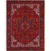 Heriz Wool Hand Knotted Rug Red Blue 9.11X12.9 -O085889