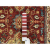Heriz Wool Hand Knotted Rug Red Cream 2.6X18.2 -O064970