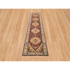 Heriz Wool Hand Knotted Rug Red Cream 2.7X12.1 -O065478