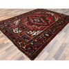 Heriz Wool Hand Knotted Rug Red Midnight Blue 6.8X9.3 -O085237