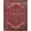 Heriz Wool Hand Knotted Rug Red Red 10.0X12.8 -O085347