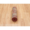 Heriz Wool Hand Knotted Rug Red Red 2.6X10.1 -O065466