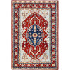 Heriz Wool Hand Knotted Rug Red Red 4.0X6.0 -O085641