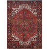 Heriz Wool Hand Knotted Rug Red Red 7.6X10.7 -O085888