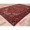 Heriz Wool Hand Knotted Rug Red Red 7.8X11.0 -O085356