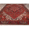 Heriz Wool Hand Knotted Rug Red Red 9.9X12.5 -O085669