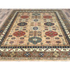 Kazak Wool Hand Knotted Rug Beige Ivory 8.0X9.9 -O082277