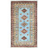 Kazak Wool Hand Knotted Rug Blue Blue 3.0X5.2 -O086319