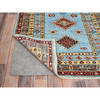 Kazak Wool Hand Knotted Rug Blue Blue 3.0X5.2 -O086319