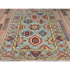 Kazak Wool Hand Knotted Rug Blue Blue 3.4X4.6 -O086464