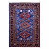 Kazak Wool Hand Knotted Rug Blue Blue 9.8X13.7 -O089081