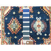 Kazak Wool Hand Knotted Rug Blue Cream 3.0X18.6 -O082946